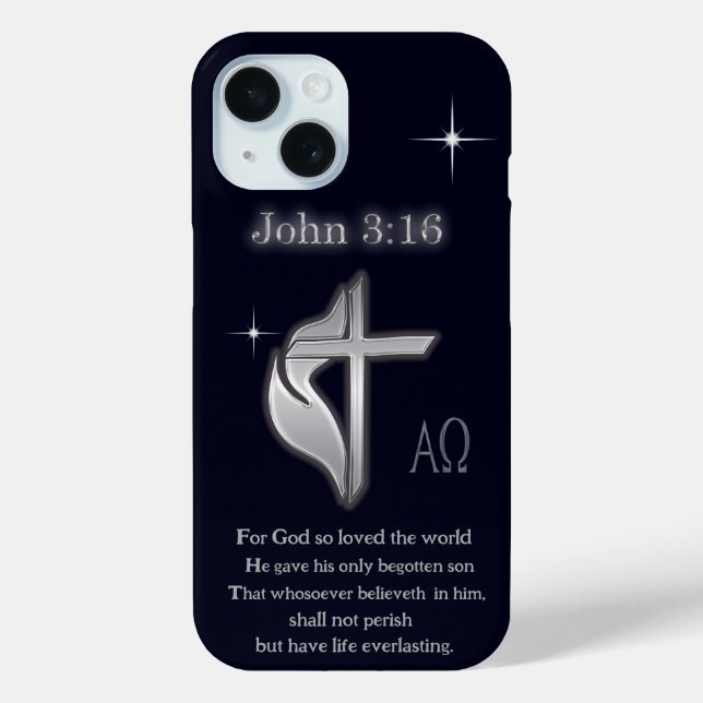 Funda De Case-Mate Para iPhone Juan 3:16 (Reverso )