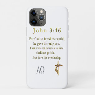 Funda Para iPhone 11 Pro Juan 3:16