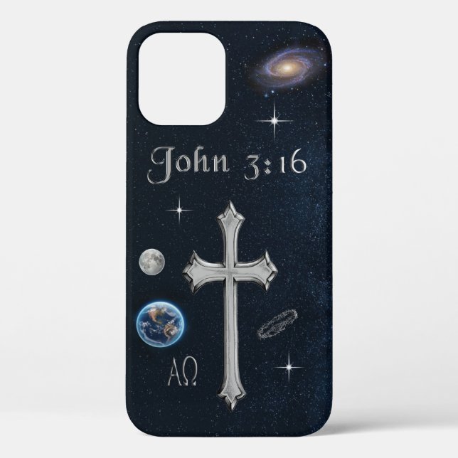 Funda De Case-Mate Para iPhone Juan 3:16 (Reverso )