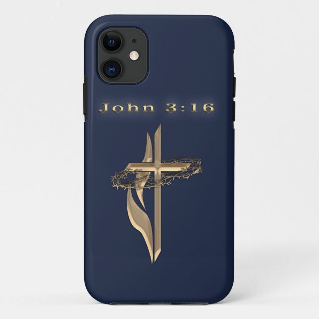 Funda De Case-Mate Para iPhone Juan 3:16 (Reverso)