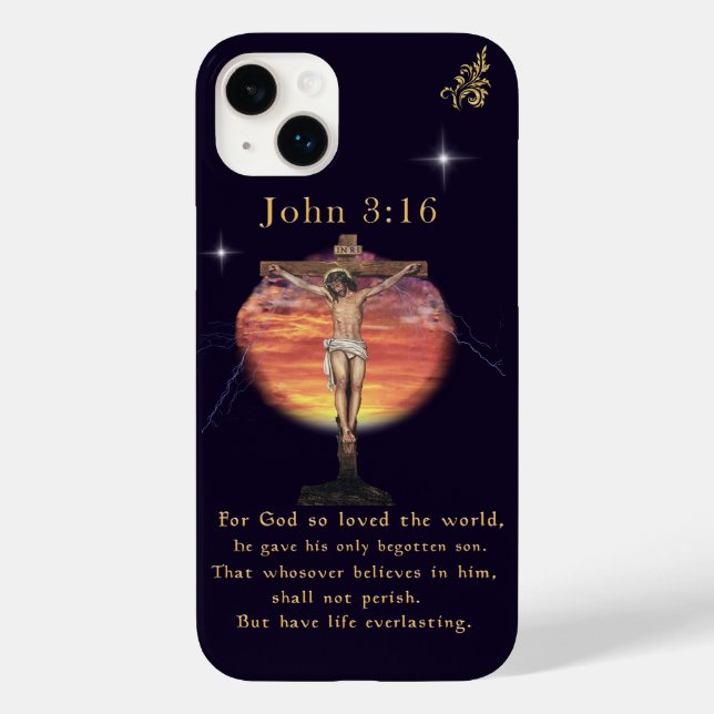 Funda De Case-Mate Para iPhone Juan 3:166 (Reverso )