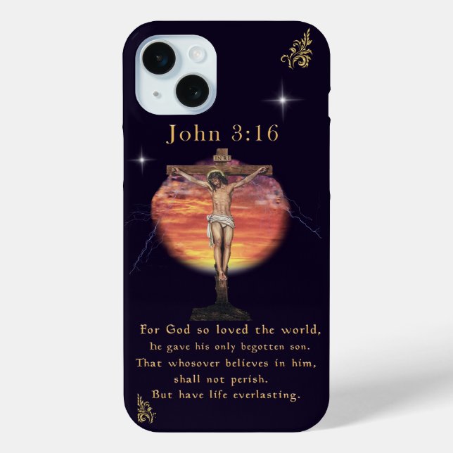 Funda De Case-Mate Para iPhone Juan 3:166 (Reverso )