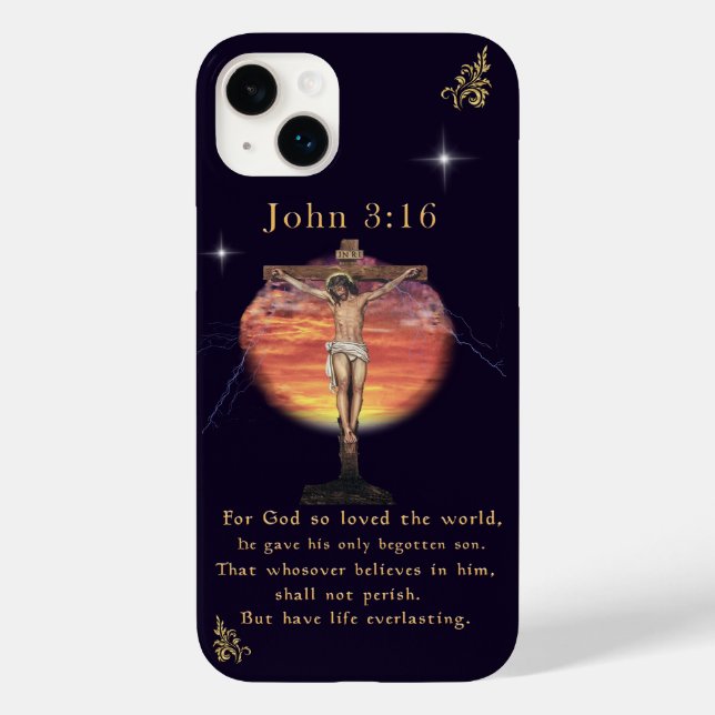 Funda De Case-Mate Para iPhone Juan 3:166 (Reverso )