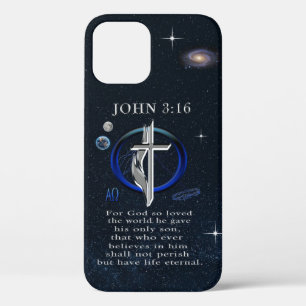 Funda Para iPhone 12 Juan 3:16 cristiano 