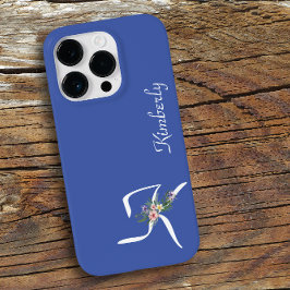 Funda Para iPhone 14 Pro De Case-Mate Jubilación de monograma floral K