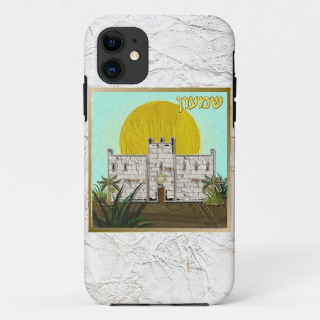 Funda De Case-Mate Para iPhone Judaica 12 Tribus De Israel Simeon (Reverso)