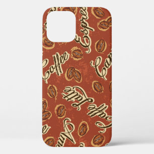 Funda Para iPhone 12 Judías de café y tipografía escritas de soldadura 