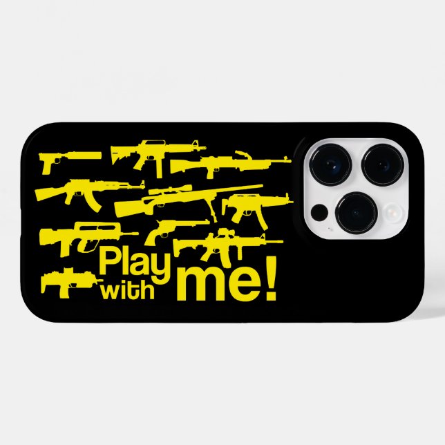 Funda De Case-Mate Para iPhone ¡Juega conmigo! (Reverso (Horizontal))