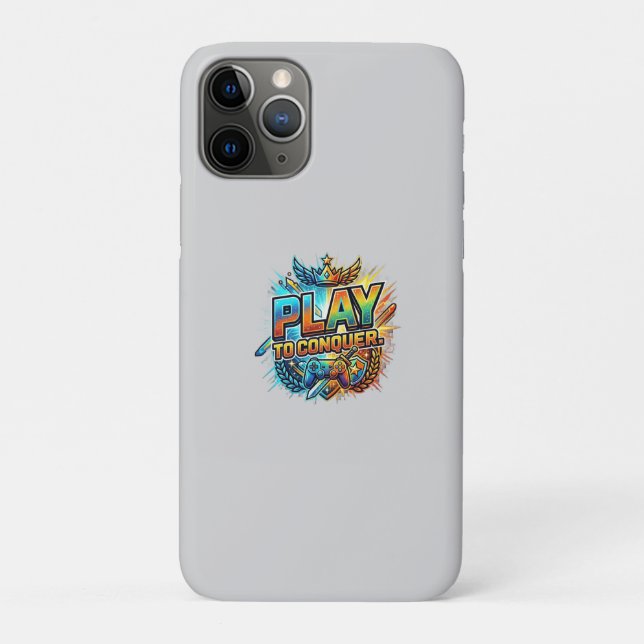 Funda De Case-Mate Para iPhone Juega para Conquistar (Reverso)