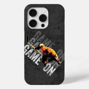 Funda Para iPhone 15 Pro Juego activado (hockey)