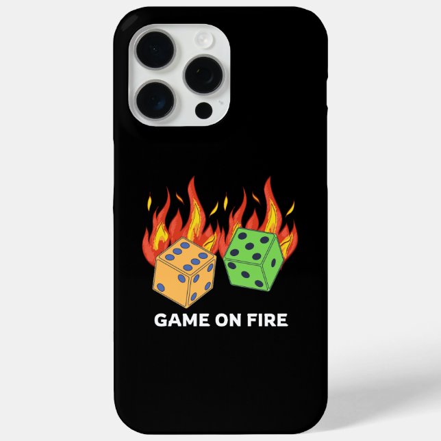 Funda De Case-Mate Para iPhone Juego al fuego (Reverso )