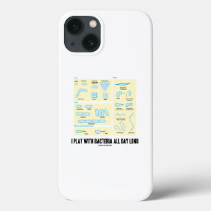 Funda Para iPhone 13 Juego Con La Bacteria Todo El Día Microbiología