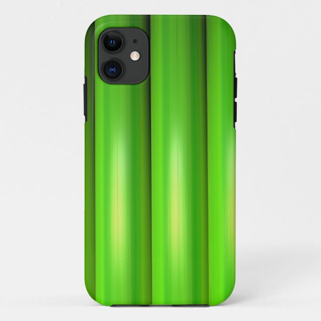 Funda De Case-Mate Para iPhone Juego de bambú verde (Reverso)