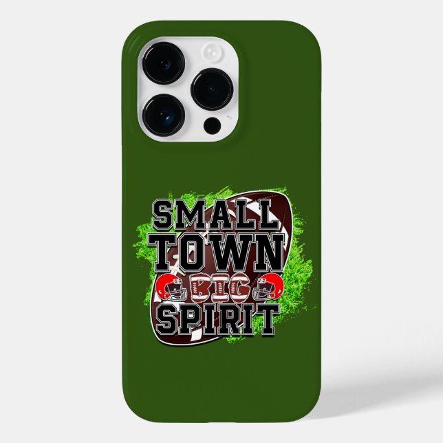Funda De Case-Mate Para iPhone Juego de fútbol espiritual de la pequeña ciudad (Reverso )