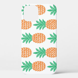 Funda Para iPhone 12 Juego de piña: Delight de patrón divertido.