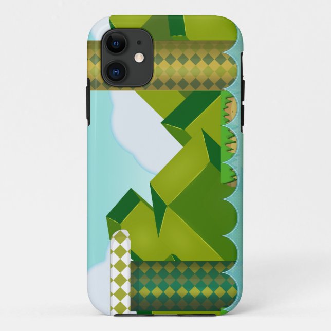 Funda De Case-Mate Para iPhone Juego de plataforma retro (Reverso)