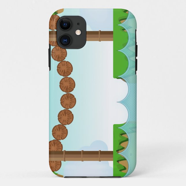 Funda De Case-Mate Para iPhone Juego de plataformas retro o clásico (Reverso)