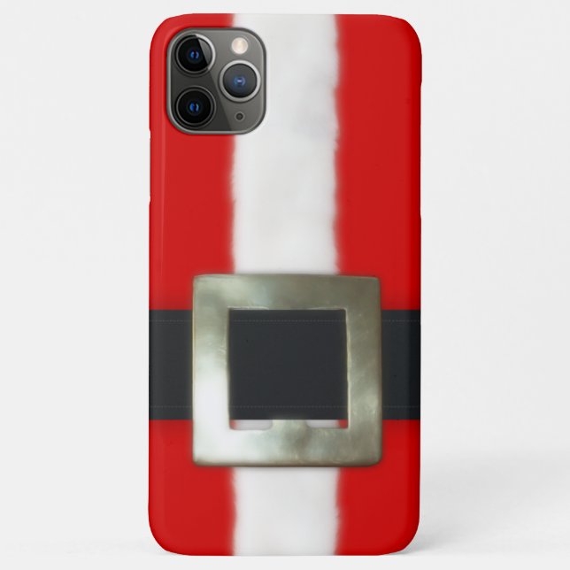 Funda De Case-Mate Para iPhone Juego de Santa del navidad (Reverso)