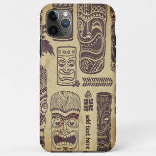 Funda Para iPhone 11 Pro Max Juego de Tiki Vintage personalizado