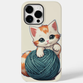 Funda Para iPhone 14 Pro Max De Case-Mate Juego de yarn - gatito