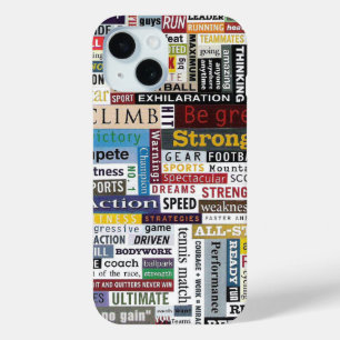 Funda Para iPhone 15 Juego deportivo correr fútbol baloncesto Motivació