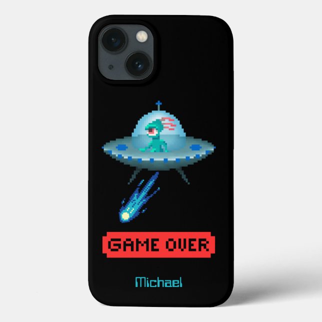 Funda De Case-Mate Para iPhone 'Juego terminado' Alienígena Volando OVNI Spaceshi (Reverso)