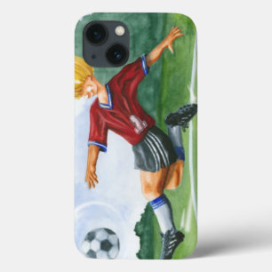 title_seo2 Jugador de fútbol pateando una pelota por Jay Thr