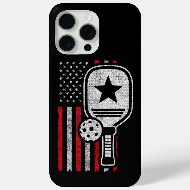 Funda De Case-Mate Para iPhone Jugador de pelota de futbol - Bandera Americana -  (Reverso )