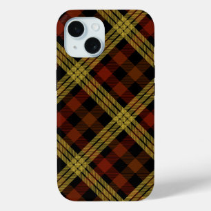 Funda Para iPhone 15 Jugador femenino de Gingham