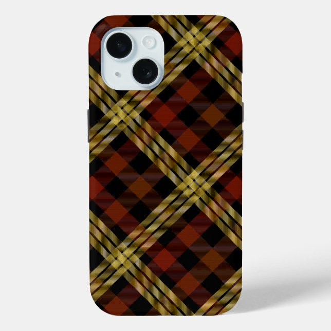 Funda De Case-Mate Para iPhone Jugador femenino de Gingham (Reverso )
