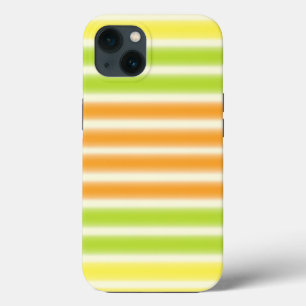 Funda Para iPhone 13 Juicy Citrus Lemon Lime Y Rayas Naranjas