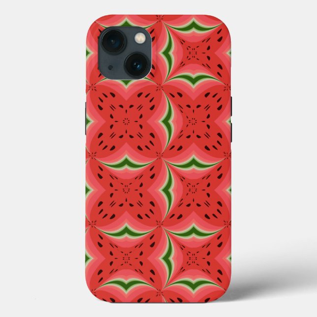 Funda De Case-Mate Para iPhone Juicy Delicioso Ripe Watermelon Con Diseño De Semi (Reverso )