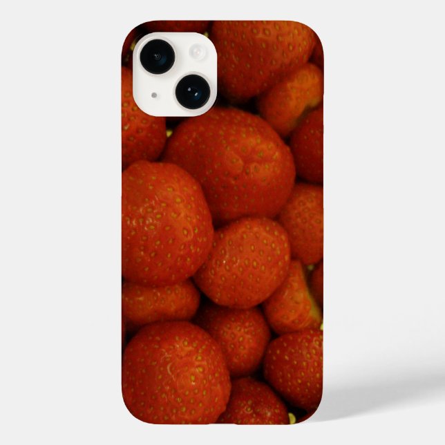 Funda De Case-Mate Para iPhone Juicy Strawberries (Reverso )