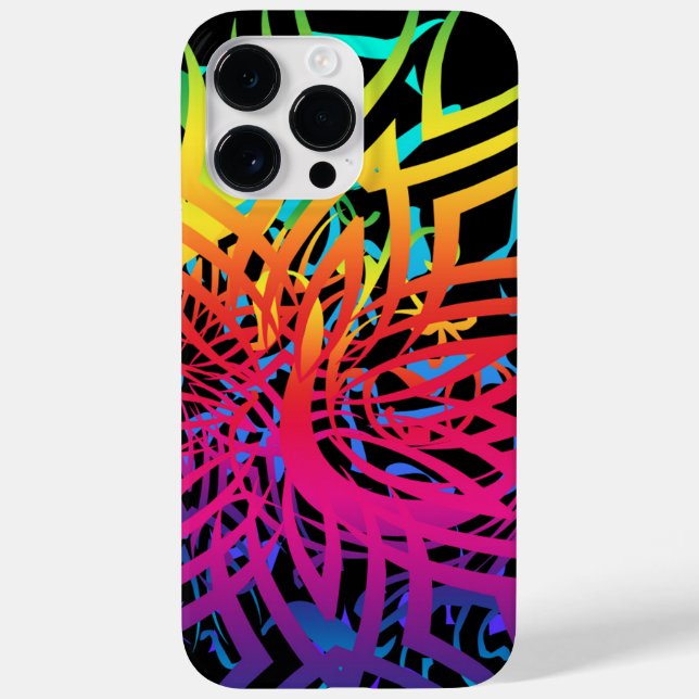 Funda De Case-Mate Para iPhone Jungla abstracta (Reverso)