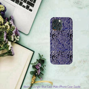 Funda Para iPhone 13 Pro Jungle-Blue abstracto