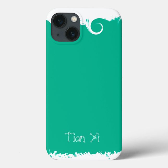 Funda De Case-Mate Para iPhone Jungle Green Professional Elegant Moderno (Reverso)