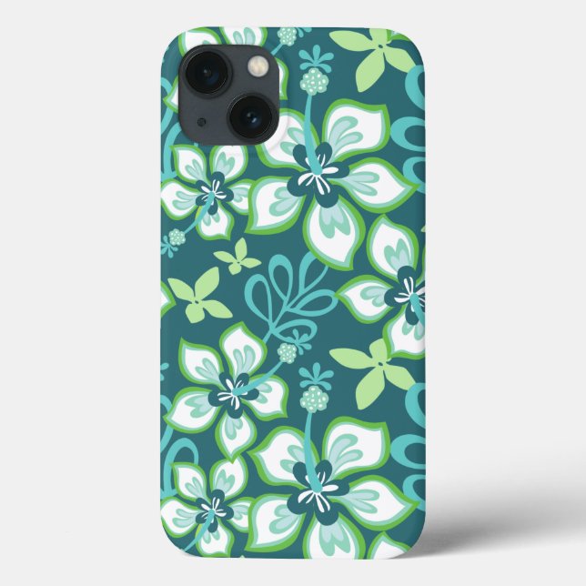 FUNDA DE Case-Mate PARA iPhone JUNGLE SURF (COMBO VERDE AZULADO) (Reverso)