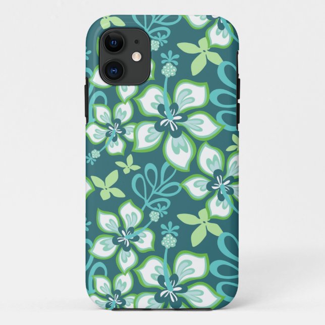 FUNDA DE Case-Mate PARA iPhone JUNGLE SURF (COMBO VERDE AZULADO) (Reverso)