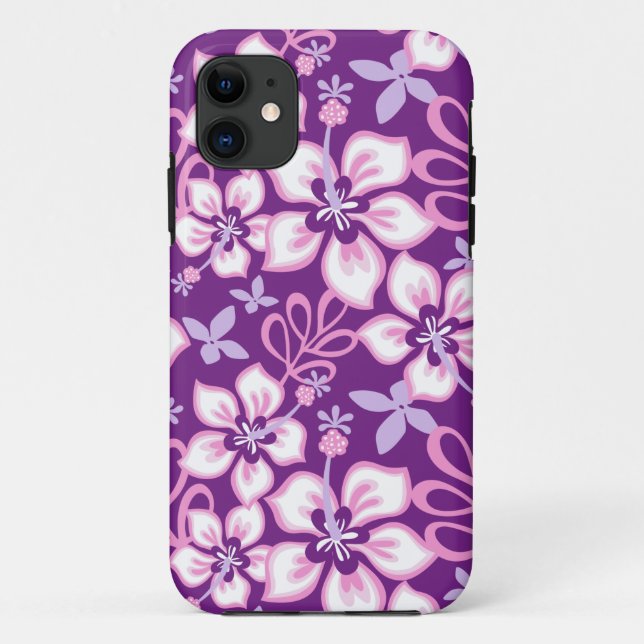 FUNDA DE Case-Mate PARA iPhone JUNGLE SURF (PURPLE COMBO) (Reverso)