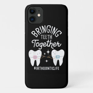 Funda Para iPhone 11 Juntando dientes - Ortodontista
