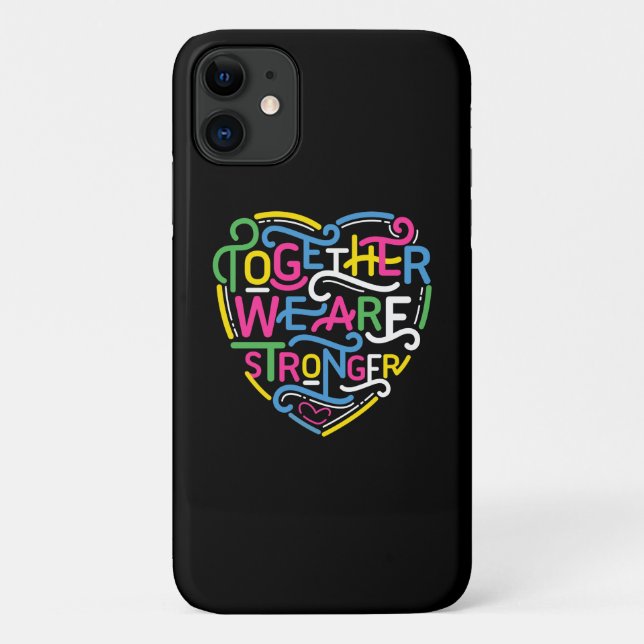 Funda De Case-Mate Para iPhone Juntos Somos Más Fuertes (Reverso)