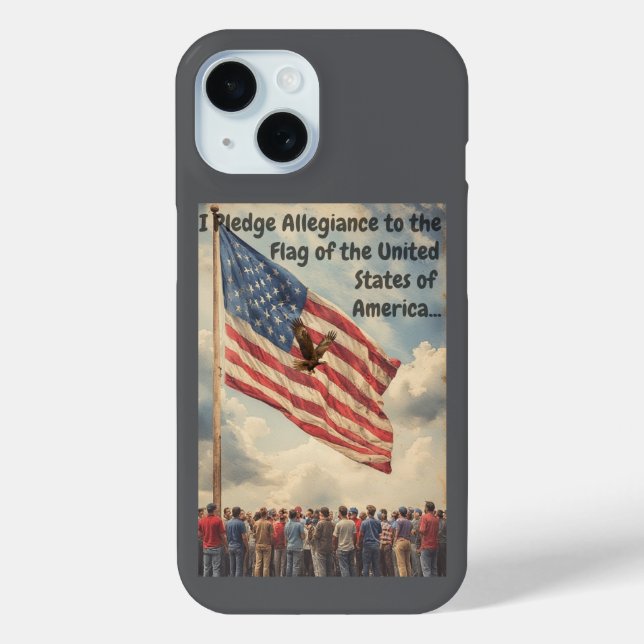 Funda De Case-Mate Para iPhone Juramento de Lealtad (Reverso )