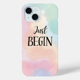 Funda Para iPhone 15 Just Begin