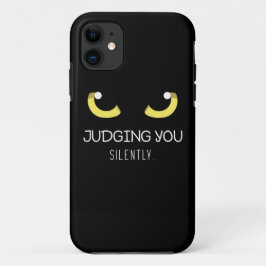 Funda Para iPhone 11 Juzgando el tema silenciosamente