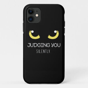 Funda Para iPhone 11 Juzgando el tema silenciosamente