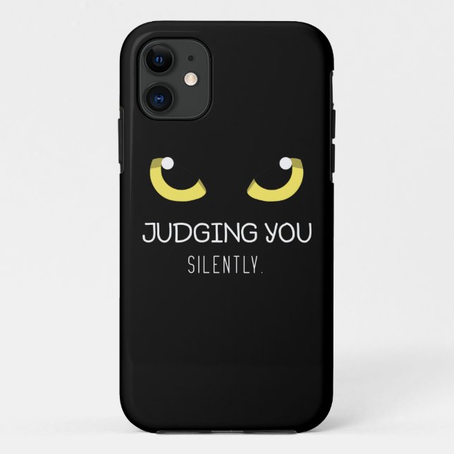 Funda De Case-Mate Para iPhone Juzgando el tema silenciosamente (Reverso)