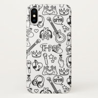 K-Pop | Music Idol Finger Heart 오 빠 Estuche de tel