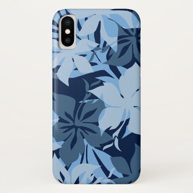 Funda De Case-Mate Para iPhone Kaanapali Camo Hawaiian Hibiscus (Reverso)