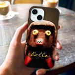 Funda Para iPhone 15 Kachina Cute Funny Sweet Face Foto Hola Cita<br><div class="desc">"Hola". ¿Quién puede resistir una cara como esta? Sigan felices pensamientos de sus amigos cerca de su corazón cada vez que usen este lindo y colorido estuche de teléfonos celulares fotográficos. Hace un gran regalo para alguien especial! Puede personalizar fácilmente este estuche de teléfono móvil además de ofrecer personalización en...</div>