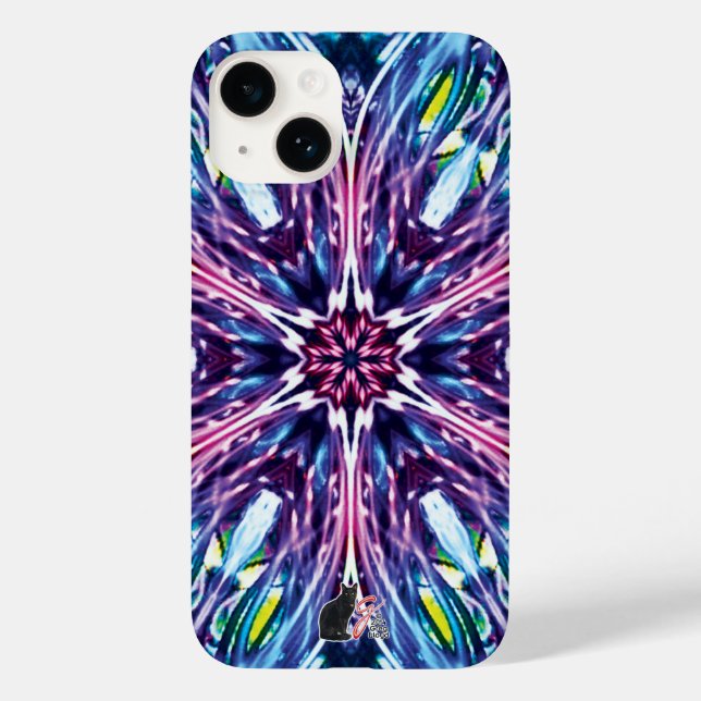 Funda De Case-Mate Para iPhone Kaleidoscope de Estrella Norte (Reverso )